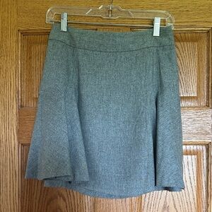 Banana Republic Flared Gray Skirt